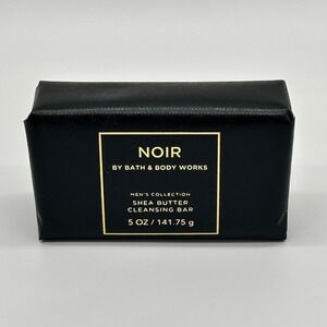 Bath Body Works Noir Shea Butter Cleansing Bar Mens Collection 5 Oz New